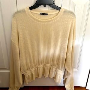 Zara extra long sleeve sweater